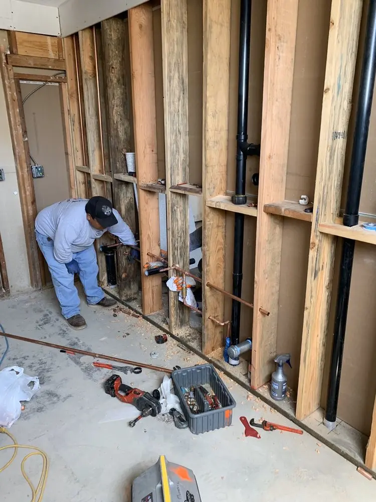 Commercial rough-in plumbing for Gas Line Repair in The Hills at Bethel